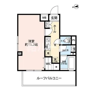 東京都練馬区小竹町1【マンション】の間取り