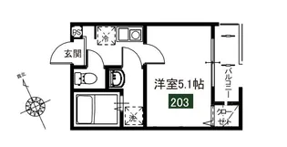 メルディア東大宮III【2階】の間取り