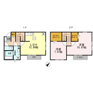 アルコイリス桜【2階】の間取り
