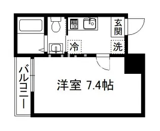 ハスラーKM【3階】の間取り