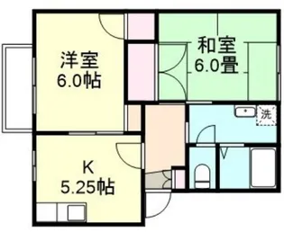 コーポ天城【1階】の間取り