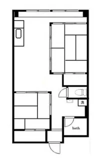 亀戸2丁目団地6号棟【9階】の間取り