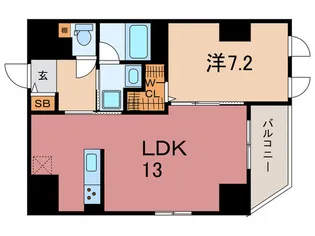 Calm Kawasaki【3階】の間取り