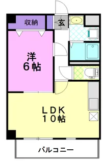 ベルケイト【3階】の間取り