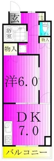 サンクレール【1階】の間取り
