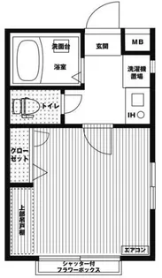 恵比寿ガーデンヴィラB棟【1階】の間取り