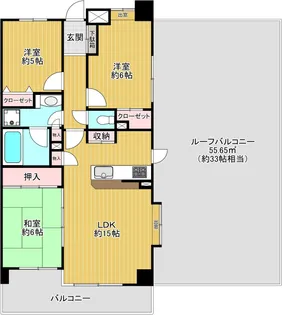 エクセレント浦安【6階】の間取り