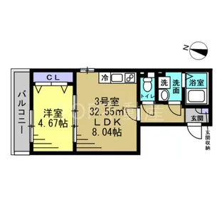 メゾン・ド・Plum蘇我【2階】の間取り