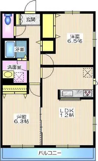 ヴィラ カスタニエ【1階】の間取り