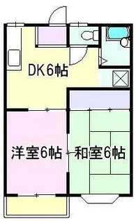 メイプルときわ台【2階】の間取り