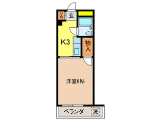 メゾンア-チ【3階】の間取り