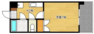コンフォール三滝【6階】の間取り