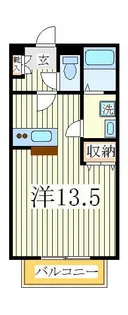 ヴィブレ・コンフォール【2階】の間取り