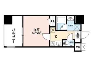 ラ・シック サヴォイ【14階】の間取り
