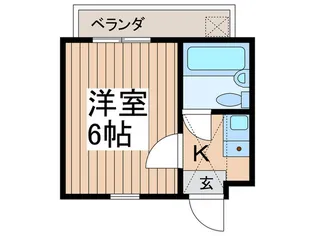 ジュネパレス市川第22【2階】の間取り