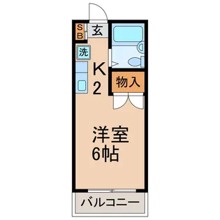 ラガーディア保土ヶ谷【2階】の間取り
