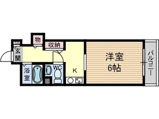 ホワイトプラザ【2階】の間取り