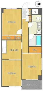 グレースマンション野崎【3階】の間取り