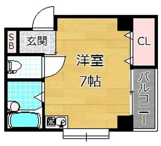 サンロード有馬【4階】の間取り