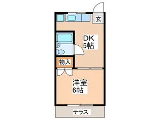 メゾンイワタ【1階】の間取り
