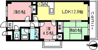 カーサ501【3階】の間取り