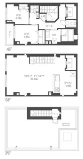 リュクサンブール道灌山【4階】の間取り