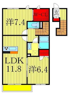 メゾン ノーブル【2階】の間取り