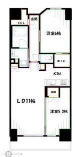 トラープランド翠命館【3階】の間取り