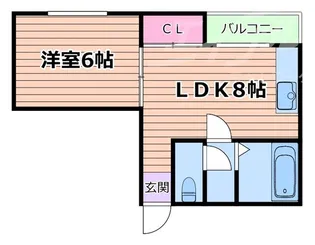 ベローナコート【4階】の間取り