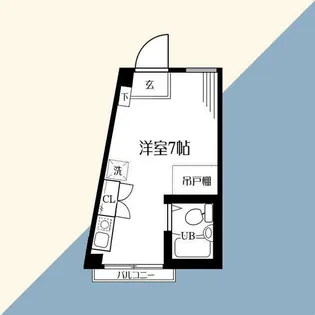 スペースポエム【2階】の間取り