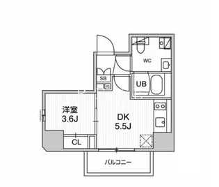 シーフォルム江戸川橋【8階】の間取り