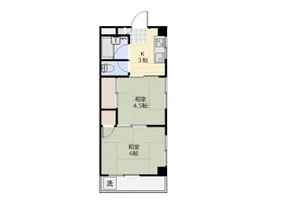 アイランドコーポ【2階】の間取り