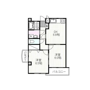 ヴィラメゾンTAKASAGO【3階】の間取り