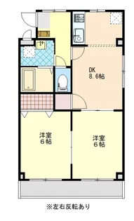 ライフステージ松が岬【1階】の間取り