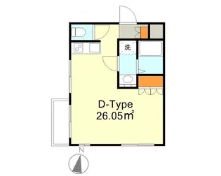 ヒューマンパレス与野【4階】の間取り