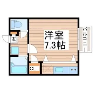 ノーブルカーム【2階】の間取り