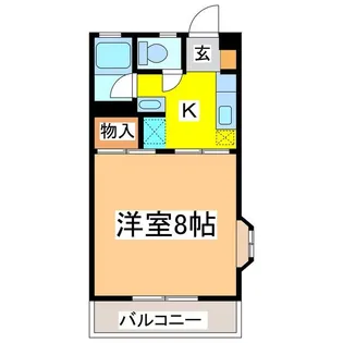 リバーサイド福村 I【3階】の間取り