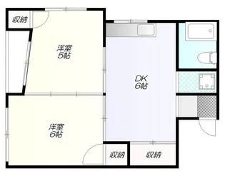 コンフォート竜泉クボタ【5階】の間取り