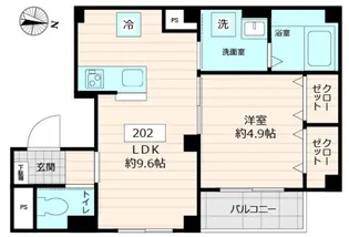 DECORA MORISHITA【2階】の間取り