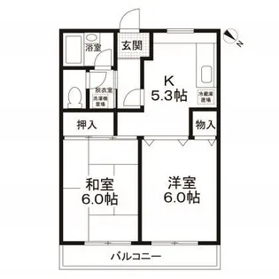 ルミエール堀切【5階】の間取り