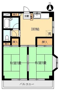 ハイム浅賀【2階】の間取り