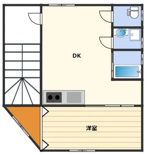 東天満ビル【4階】の間取り