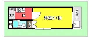Sビル海田【2階】の間取り