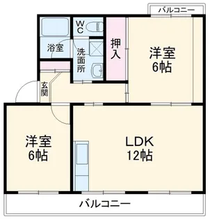 コンフォールNISHIMURA【1階】の間取り