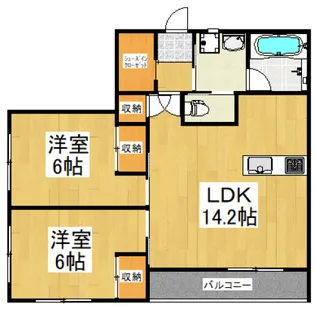 View新小平【2階】の間取り