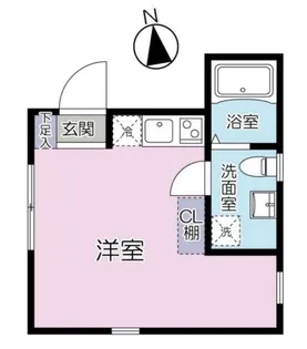 Casa Blanche 武蔵小山【3階】の間取り