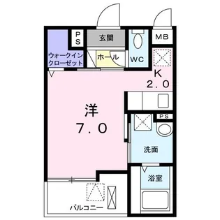 ヴィラ サン III【4階】の間取り