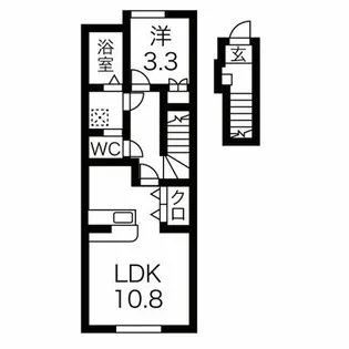 ルミエール【2階】の間取り