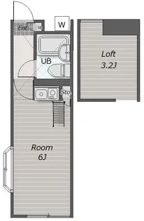 ステラ金沢八景【1階】の間取り