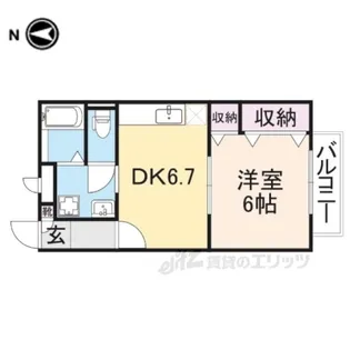 グレイス学園前【1階】の間取り